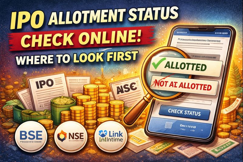 IPO Allotment Status Check Online in India