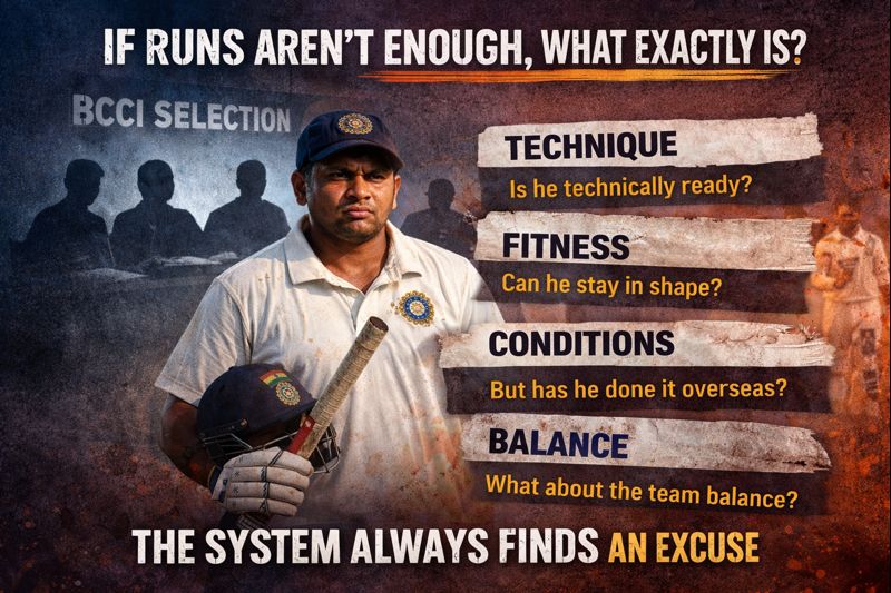 Sarfaraz Khan Test career