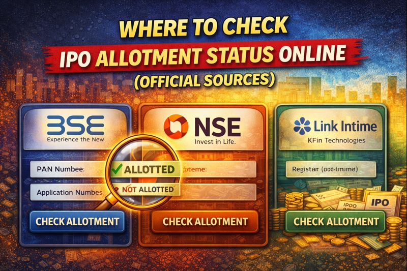 IPO Allotment Status Check Online in India