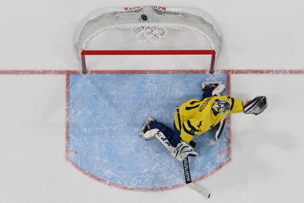 Olympic ice hockey pressure