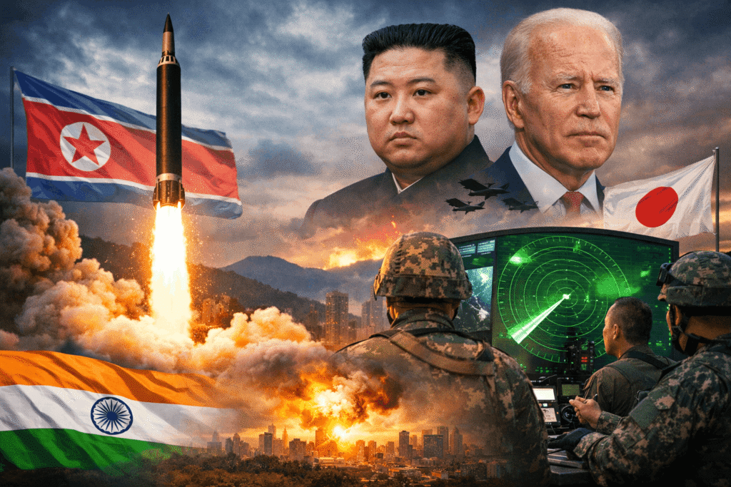 North Korea missile test launch raising global tensions in Asia