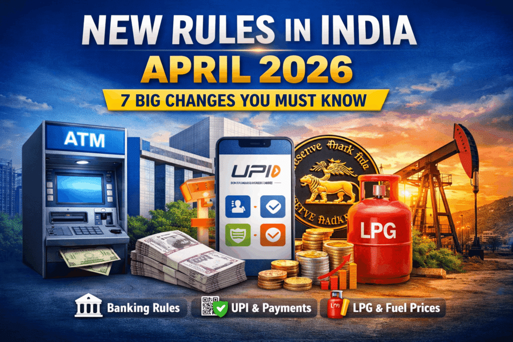 New Rules in India April 2026 banking and UPI changes explained