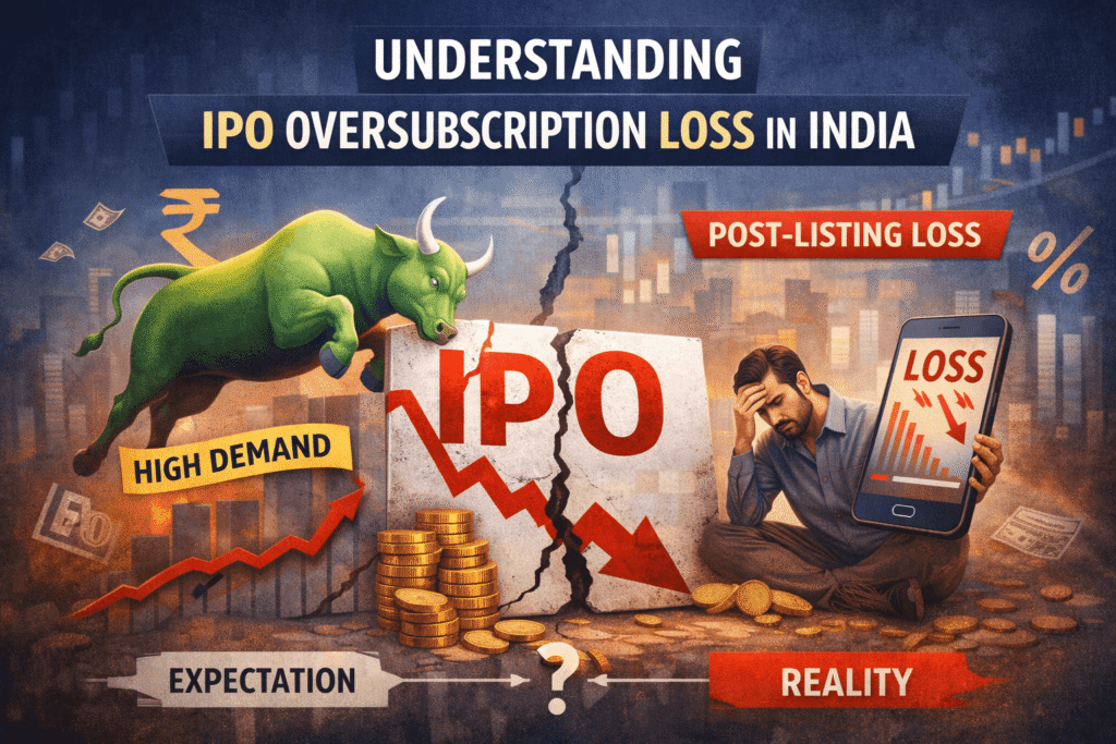 IPO oversubscription loss reasons chart