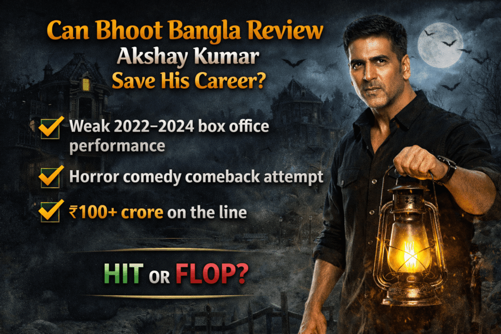 Akshay Kumar horror comedy Bhoot Bangla review featured image