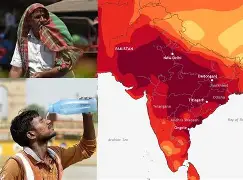 India Heatwave 2026 rising temperature in Delhi city streets