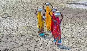 India Heatwave 2026 rising temperature in Delhi city streets