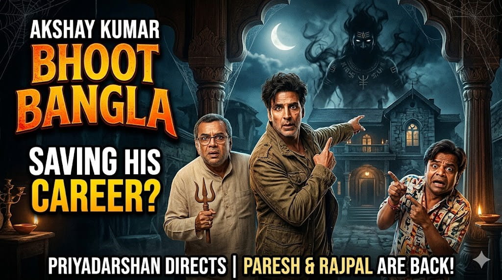 Akshay Kumar Bhoot Bangla Movie Poster April 17 2026.