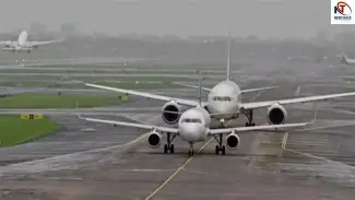 Indian Air Force Pune Incident — IAF fighter jet on Lohegaon runway after hard landing, April 2026