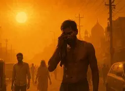 India Heatwave 2026 extreme heat impact on Indian cities traffic and roads