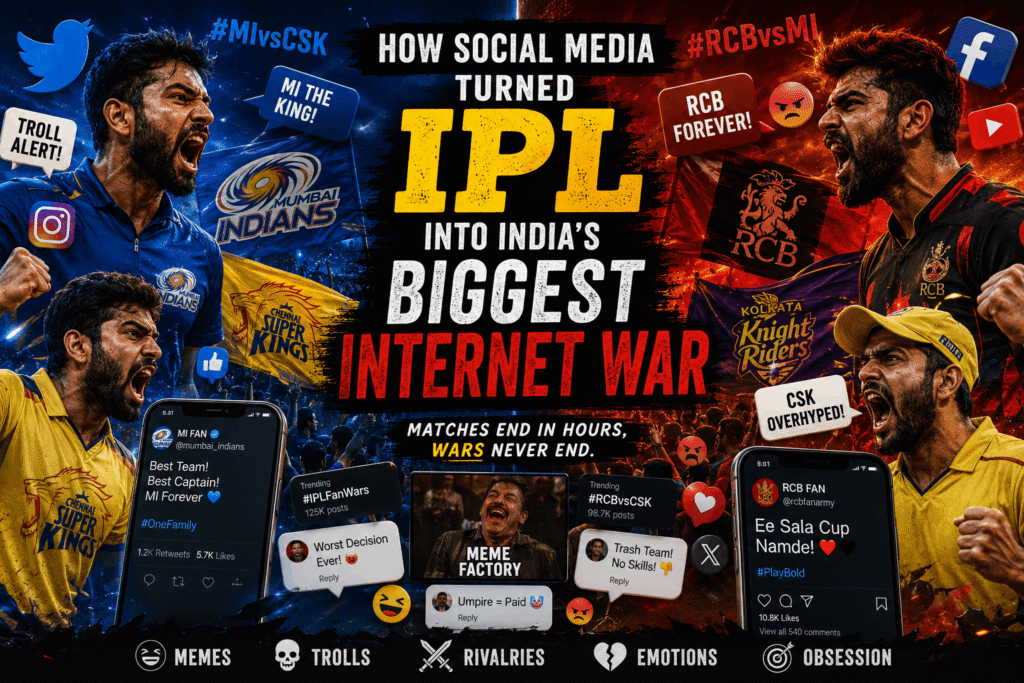 IPL fan wars dominating social media during IPL season in India
