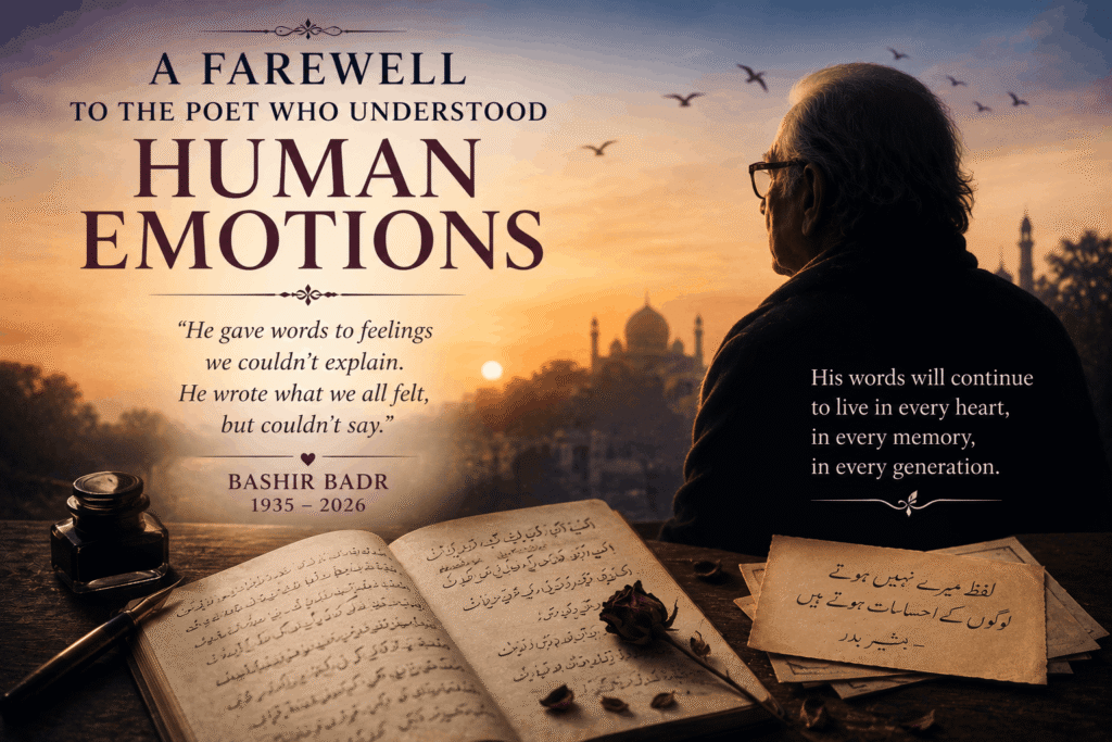 Bashir Badr legendary Urdu poet dies at 91 leaving behind a timeless literary legacy