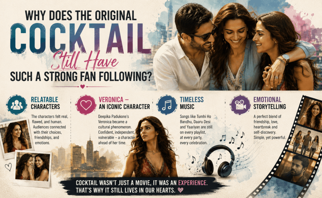 Cocktail 2 vs Cocktail comparison of lead characters and storylines