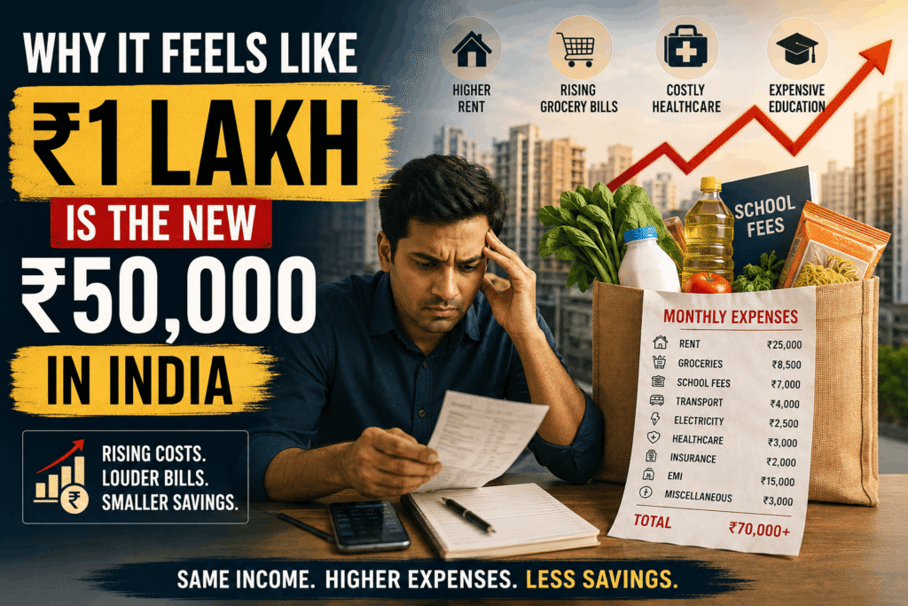 Cost of living in India rising in 2026 affecting middle class families
