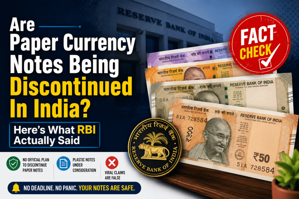 Are Paper Currency Notes Being Discontinued In India? Latest RBI clarification on plastic notes