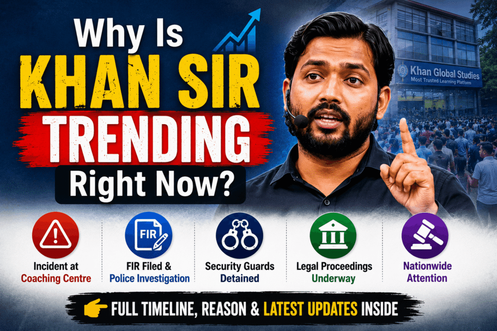 Khan Sir controversy latest updates and full timeline of Patna coaching centre incident