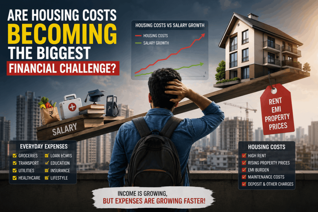 Young professionals in India managing rising living expenses in 2026