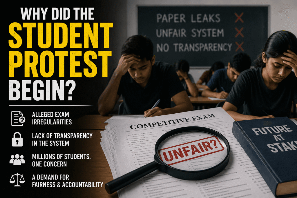 Student Protest Outcome after government talks and education reform commitments in India