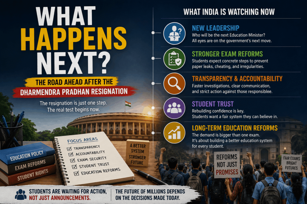 Dharmendra Pradhan resignation after nationwide student protests