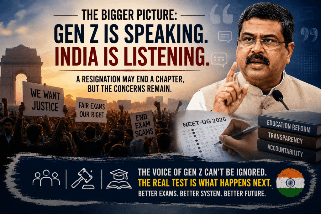 Dharmendra Pradhan Gen Z statement after resignation