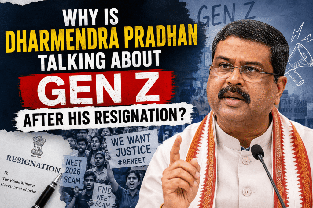 Dharmendra Pradhan Gen Z statement after resignation