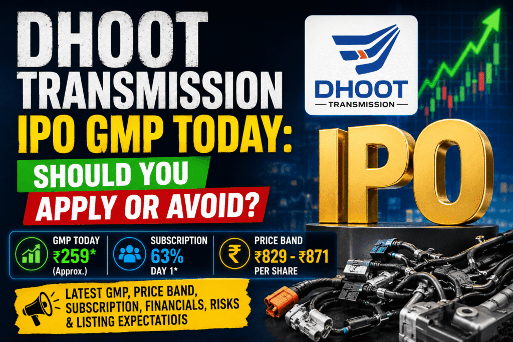 Dhoot Transmission IPO GMP and key IPO details